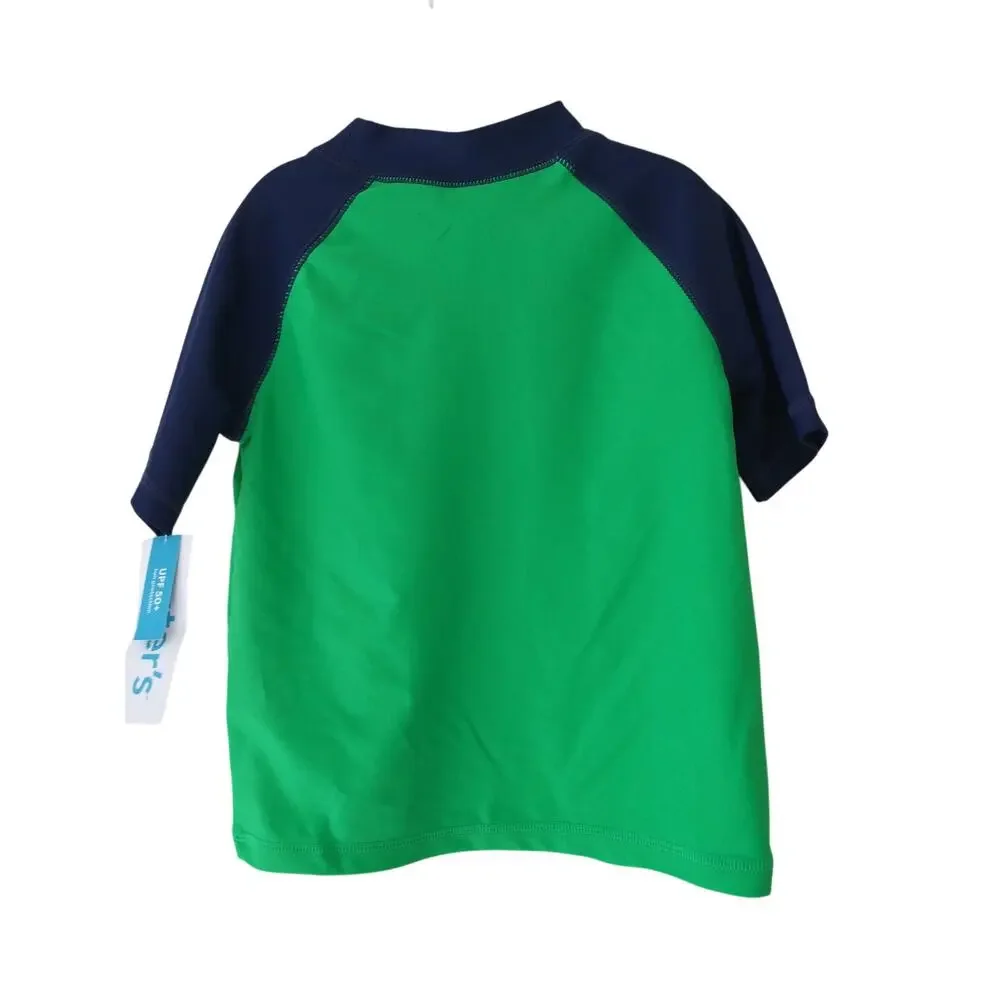 NWT Carter's Boy's Dinosaur Bathing Suit Set Green/Blue 3T